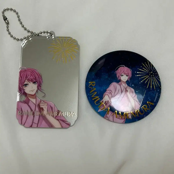 [BUNJANG] Hypnosis Mic. Amemura Ramuda 8th Anniversary Goods Can Badge Mirror Keyring / 히프마이 아메무라 라무다 8주년 굿즈 캔뱃지 거울키링