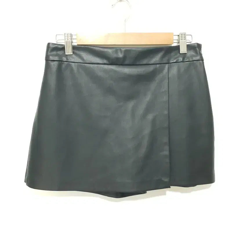 [BUNJANG] ZARA Leather Wrap Skirt Pants - Medium / 자라 레더 랩 치마 바지 M_M3111