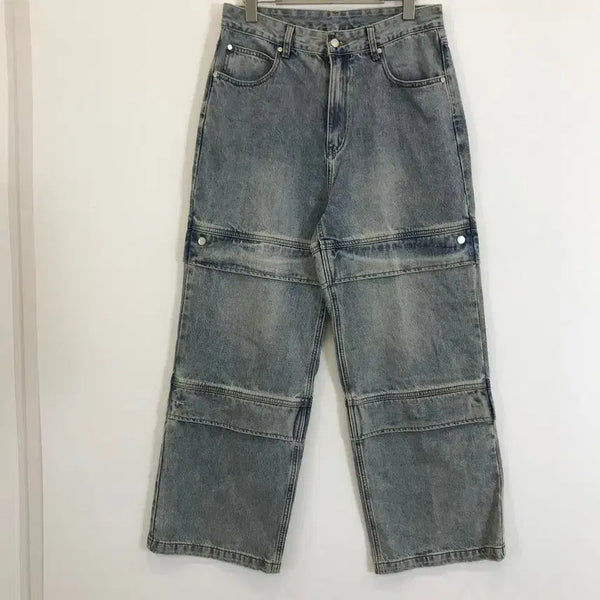 [BUNJANG] Intempormood Side Strap Denim Pants L / 인템포무드 사이드 스트랩 데님팬츠 [L]