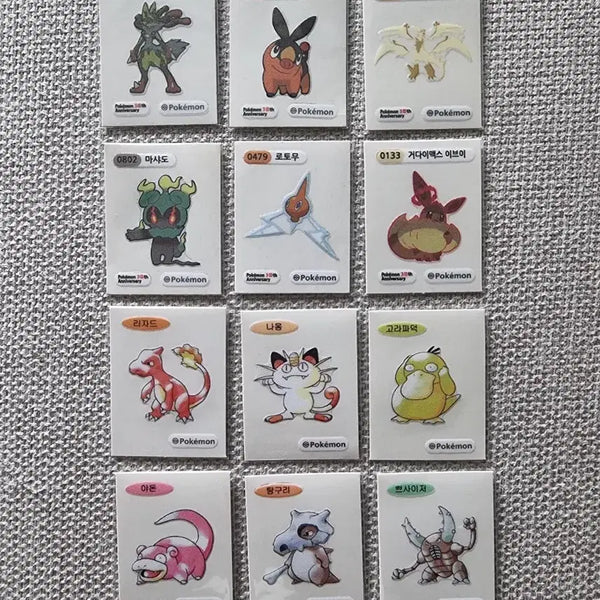 [BUNJANG] Pokemon Stickers Bundle Set / 포켓몬띠부씰일괄판매합니다