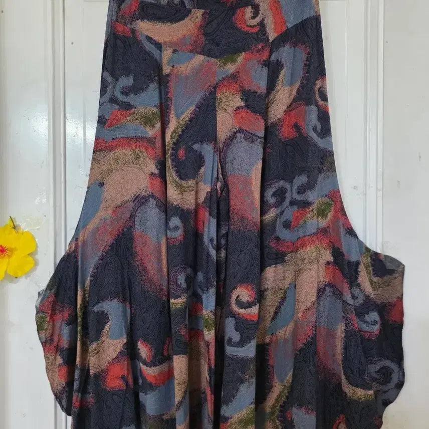 [BUNJANG] Wide Rayon Banding Pants / 여름 시원한 고급스러운 디자인이쁜  와이드  레이온  밴딩  통바지