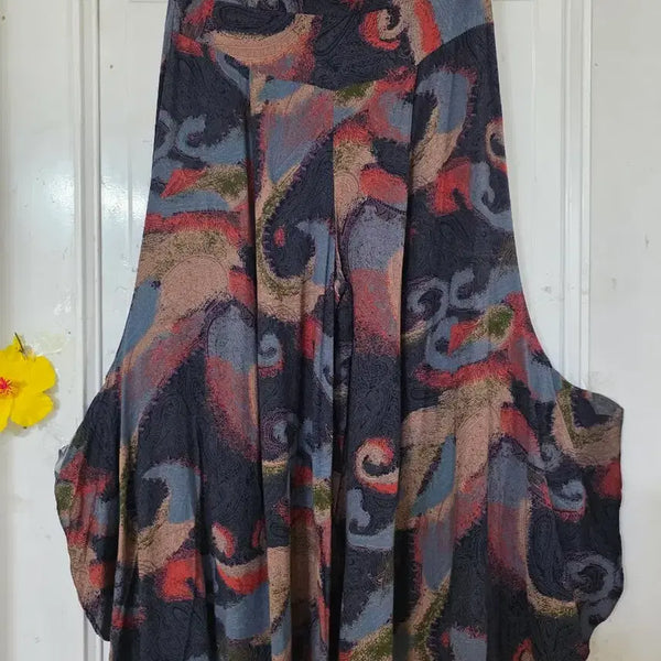 [BUNJANG] Wide Rayon Banding Pants / 여름 시원한 고급스러운 디자인이쁜  와이드  레이온  밴딩  통바지
