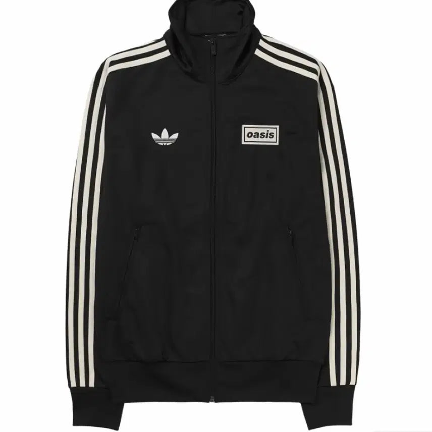 [BUNJANG] Adidas Oasis Collaboration Track Top Black / 아디다스 오아시스 콜라보 트랙탑 블랙