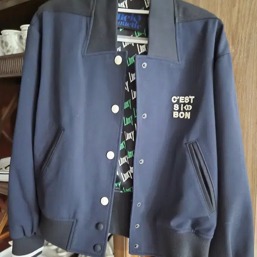 [BUNJANG] Lucky Chouette Navy Jumper / 럭키슈에뜨 점퍼팝니다