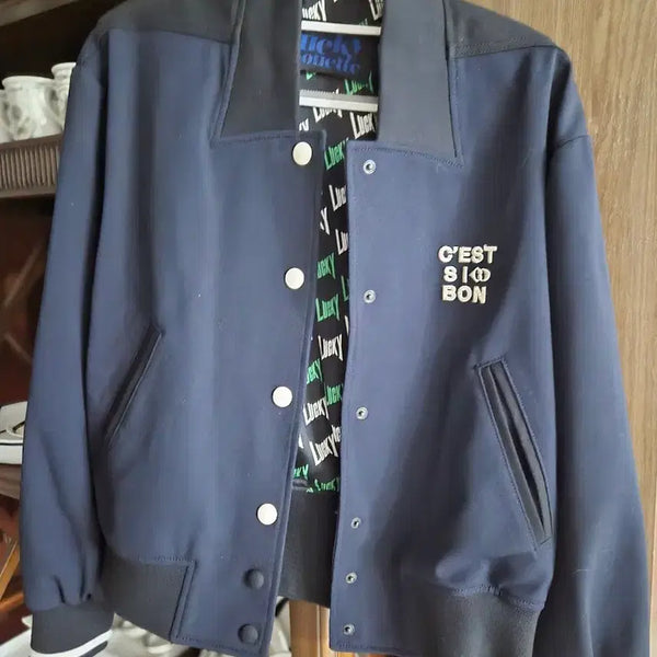 [BUNJANG] Lucky Chouette Navy Jumper / 럭키슈에뜨 점퍼팝니다