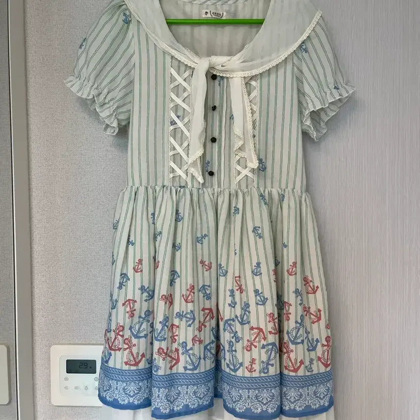 [BUNJANG] Axisfarm Vintage Sailor Marine Mini Dress / 빈티지 엑시즈팜 세일러 마린 미니 원피스