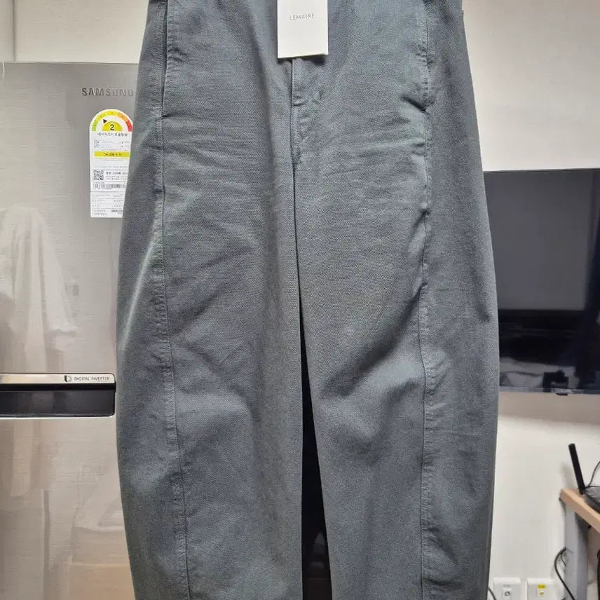[BUNJANG] Lemaire 25SS Twisted Belted Pants Carbon Blue / 르메르 25ss 트위스티드 벨티드 팬츠 M