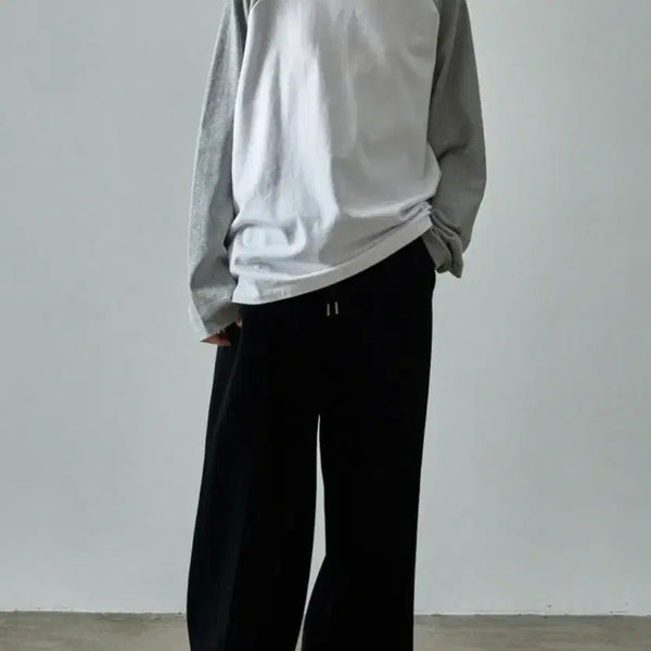 [BUNJANG] Facade Pattern Relaxed Velvet Pants Black XS / 파사드패턴 릴렉스 벨벳 팬츠 블랙 xs