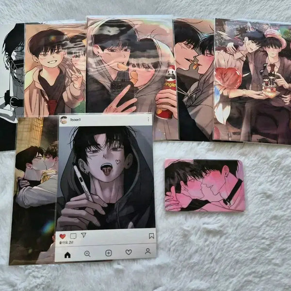 [BUNJANG] Cafe LeBom Monday's Savior Lucky Draw Photocard Bundle / 살롱드르봉 월구 특전포카, 프박 일괄.카페레봄.월요일의구원자