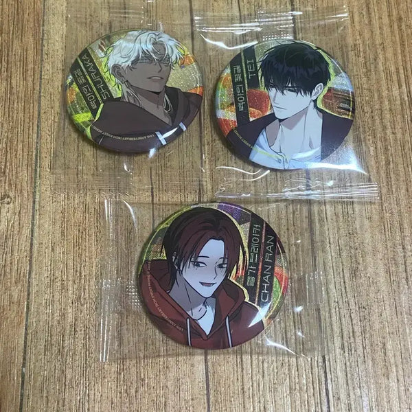 [BUNJANG] Bomtoon Bom Sweet Home Baekya's Flower Road Jongga Breaker Can Badge Bundle Set / 봄툰 팝업 봄스윗홈 백야의꽃길 종가브레이커 캔뱃지