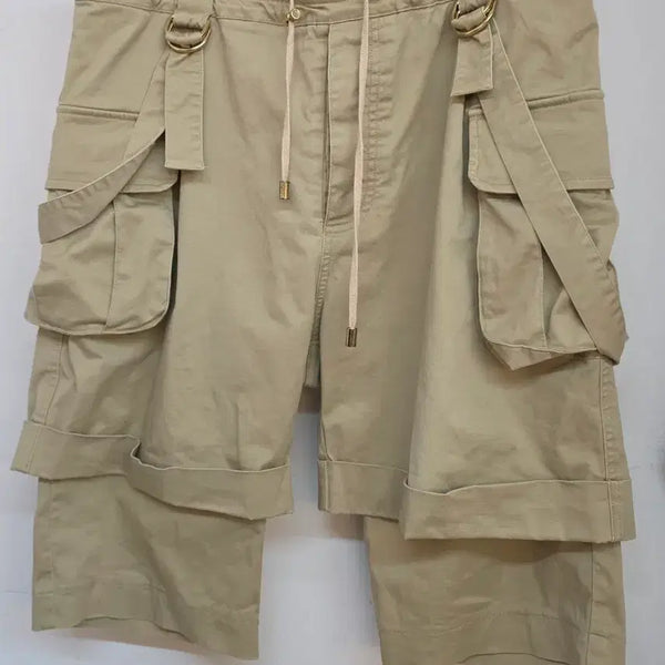 [BUNJANG] Balmain Cargo Shorts Beige Cotton / 발망 카고 반바지