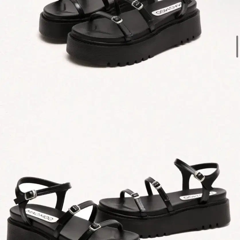 [BUNJANG] MACMOC Maeve Platform Strap Sandals 6cm / 마크모크 Maeve 5Color 통굽 플랫폼 스트랩 샌들 6Cm 245