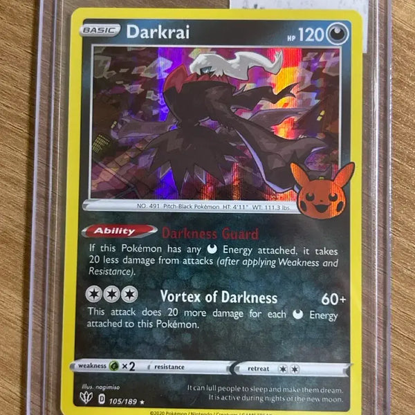 [BUNJANG] Pokemon Card 2022 Darkrai Holo Halloween (North America) / 주말할인) [북미] 포켓몬카드 2022 다크라이 홀로 할로윈