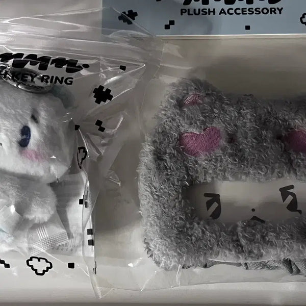 [BUNJANG] PLAVE Mmemimu Mmyemu Keyring & Mmo Hat Bundle Set / 플레이브 므메미무 몌무 키링+므모 모자 일괄