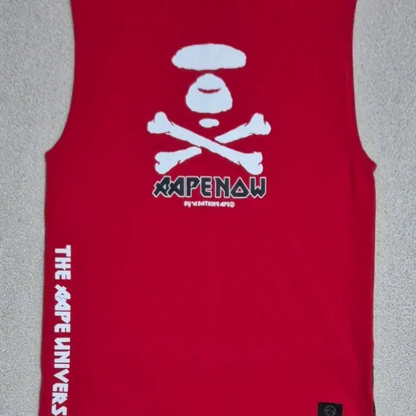 [BUNJANG] AAPE by A Bathing Ape Tank Top Red / 베이프 AAPE 탱크탑 나시 레드