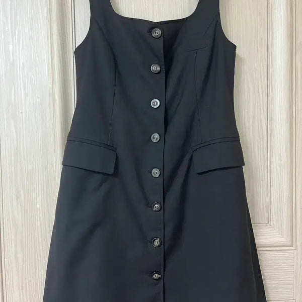 [BUNJANG] Black A-Line Mini Dress / A라인 블랙 미니 원피스