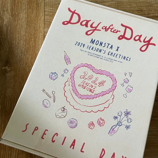 [BUNJANG] Monsta X 2024 Season's Greetings 'Day after Day' Sealed / 몬스타엑스 2024 시즌그리팅 Day after Day 미개봉