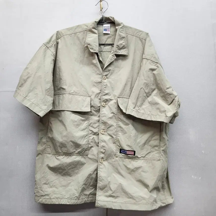 [BUNJANG] Penfield x Prismworks Big Pocket Nylon Short-Sleeve Jacket L(XL) / 펜필드x프리즘웍스 빅포켓 나일론 반팔 자켓 L(XL)