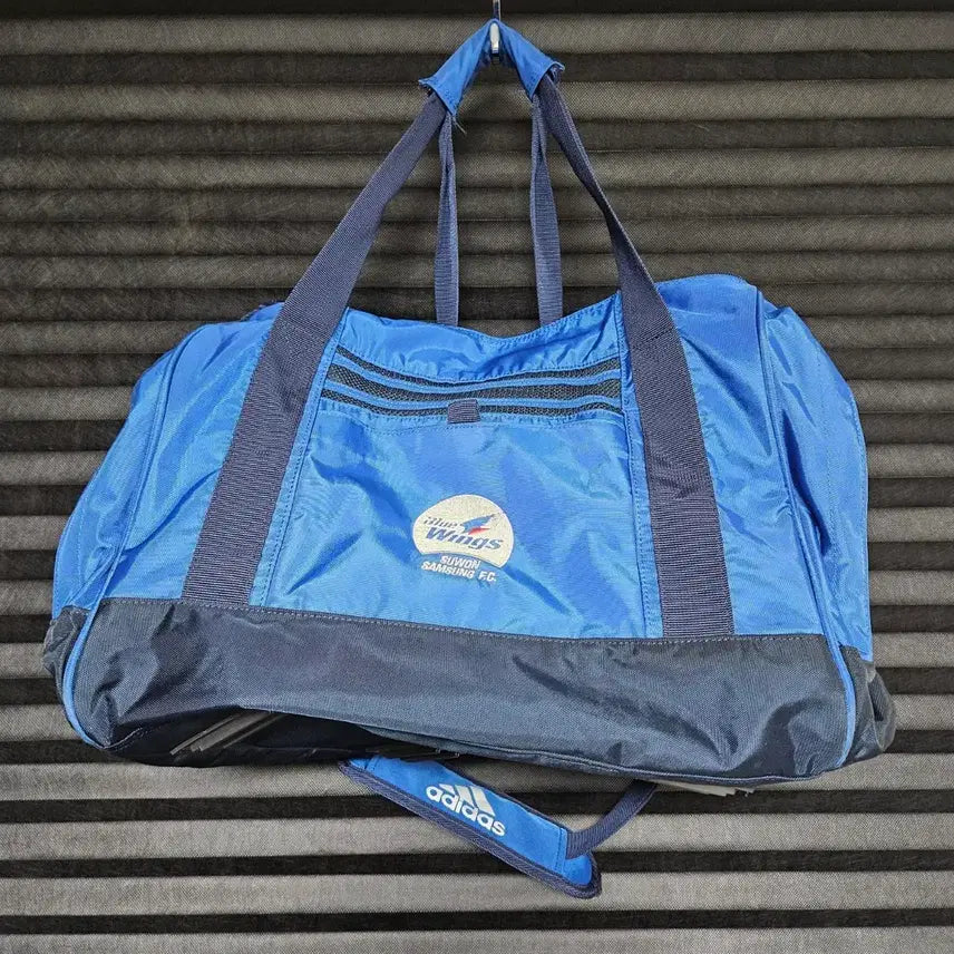 [BUNJANG] Suwon Samsung Adidas Embroidered Logo Duffle Bag / 수원 삼성 아디다스 자수 로고 더플백 가방