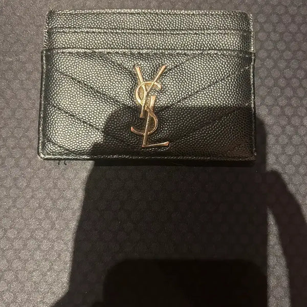 [BUNJANG] Yves Saint Laurent Black Card Holder / 입생로랑 카드지갑 블랙