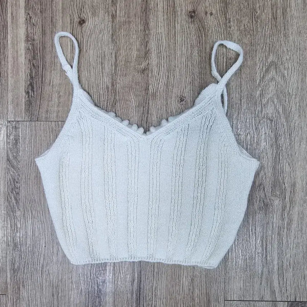 [BUNJANG] TANNAT Wool Blend Sleeveless Top - Ivory / TANNAT 타낫 울혼방 나시 Free _ 여성