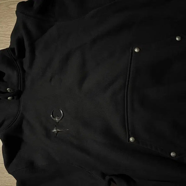 [BUNJANG] Thug Club Hoodie Black / 떠그클럽 후드티 2