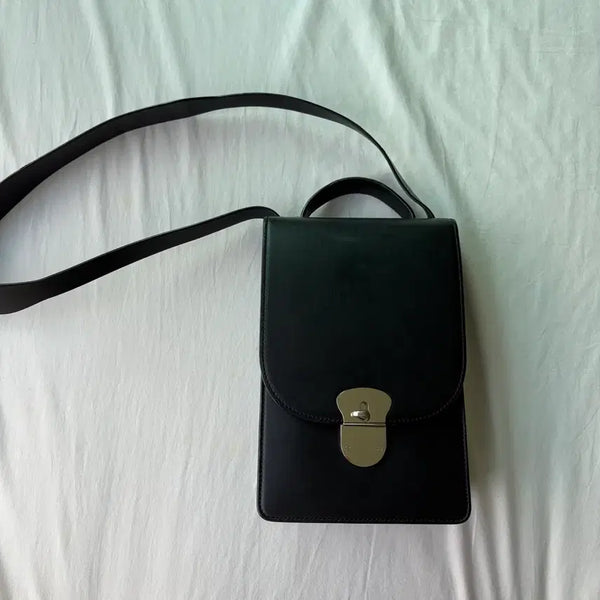 [BUNJANG] Lemaire Vertical Bag Black Leather / [OS] Lemaire 르메르 버티컬 백 블랙