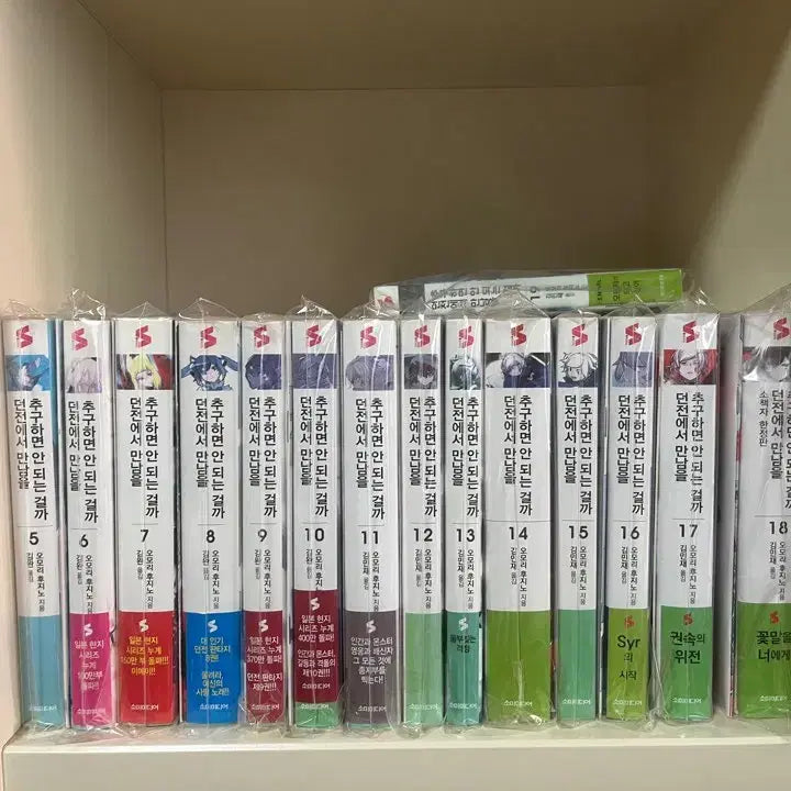 [BUNJANG] Is It Wrong to Try to Pick Up Girls in a Dungeon? Complete Series (Volumes 1-19) + Side Stories / 던만추 1~19권 (외전포함) 판매합니다
