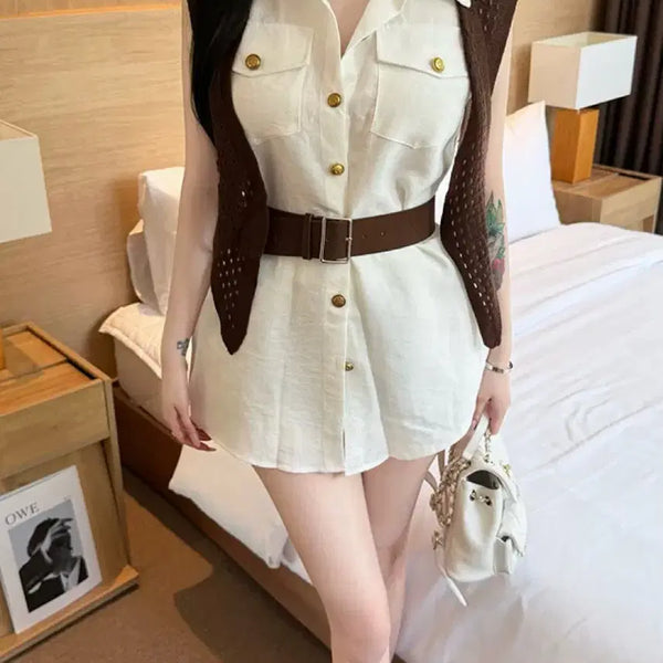 [BUNJANG] Julie Shaw Three-Piece Set (Ivory) / 수입의류 줄리 숄 쓰리피스세트(아이보리1장)