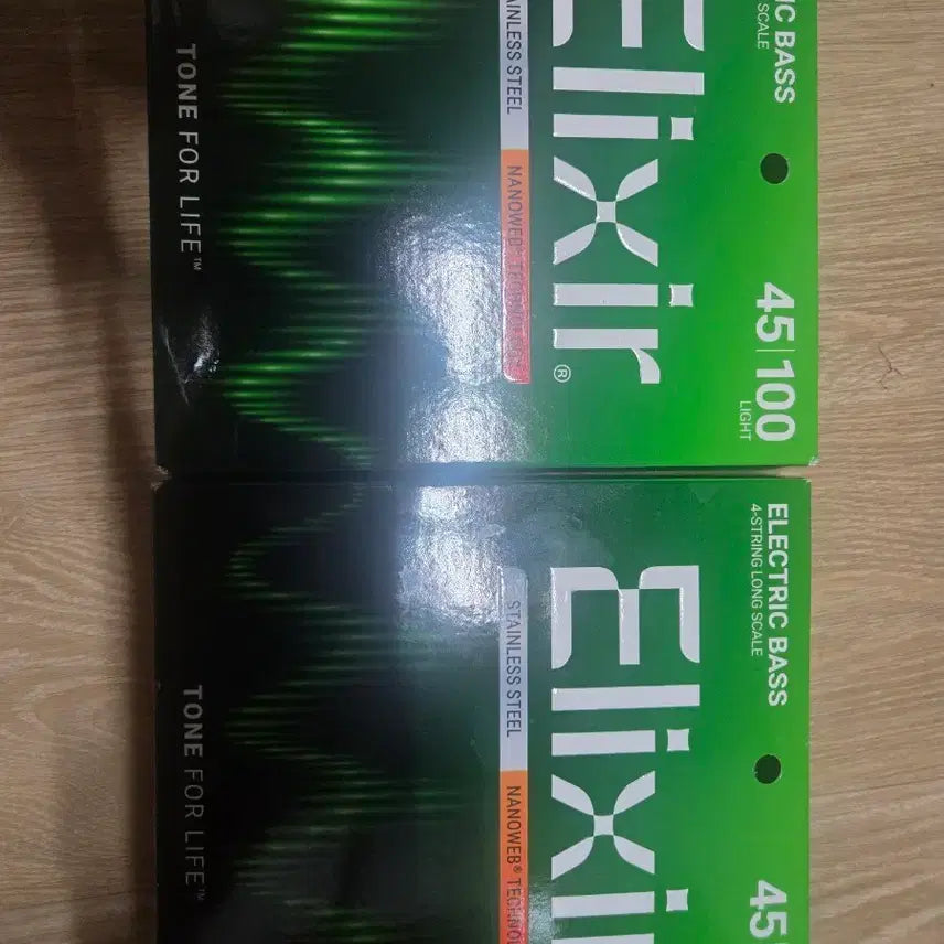[BUNJANG] Elixir NanoWeb Bass Guitar Strings 4-String (Light 45-100) Long Scale / 엘릭서 나노웹 베이스 기타줄 4현 스트링 (라이트 45-100) 롱스케일 팝니다.