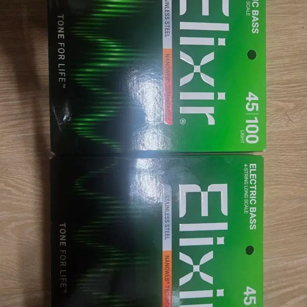 [BUNJANG] Elixir NanoWeb Bass Guitar Strings 4-String (Light 45-100) Long Scale / 엘릭서 나노웹 베이스 기타줄 4현 스트링 (라이트 45-100) 롱스케일 팝니다.