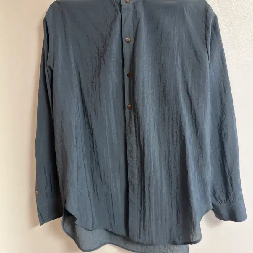 [BUNJANG] LE917 Textured Button Detail Shirt / le917 셔츠
