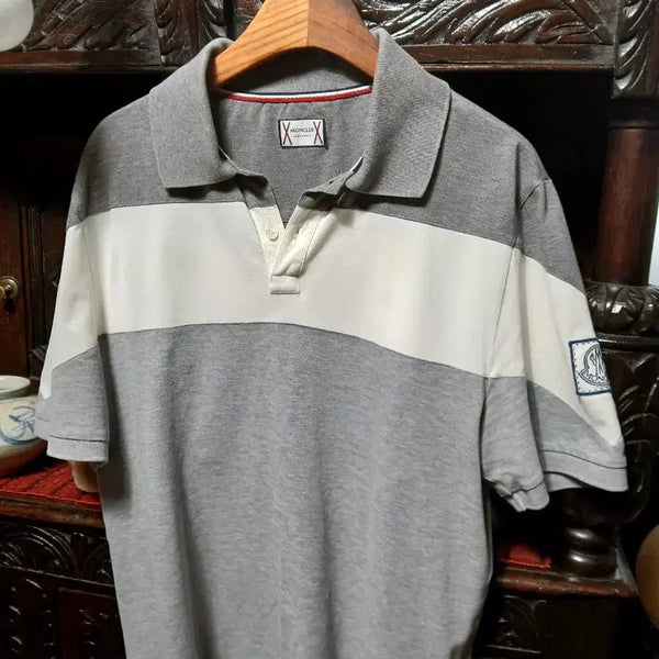 [BUNJANG] Moncler Original Short-Sleeve Polo Shirt / 몽클레어 반팔티