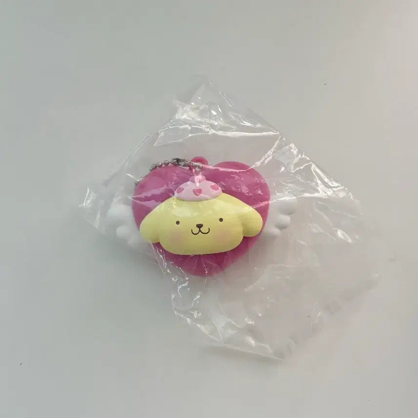 [BUNJANG] Pompompurin Heart Angel Light Gacha Keyring / 폼폼푸린 하트 엔젤 라이트 가챠 키링