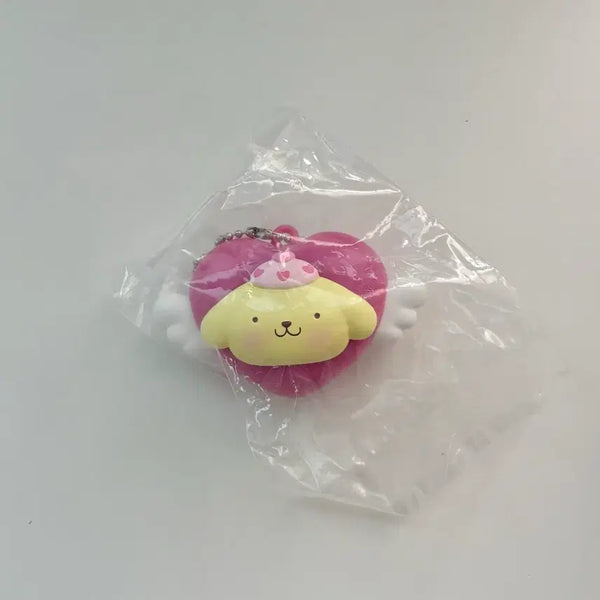[BUNJANG] Pompompurin Heart Angel Light Gacha Keyring / 폼폼푸린 하트 엔젤 라이트 가챠 키링