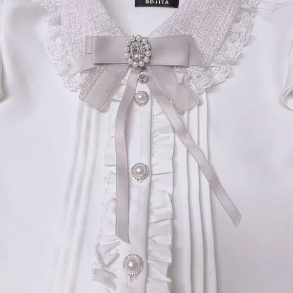 [BUNJANG] Rosita Short-Sleeve Blouse / 급전)정품 로지타 반팔 블라우스(수수료 포함)