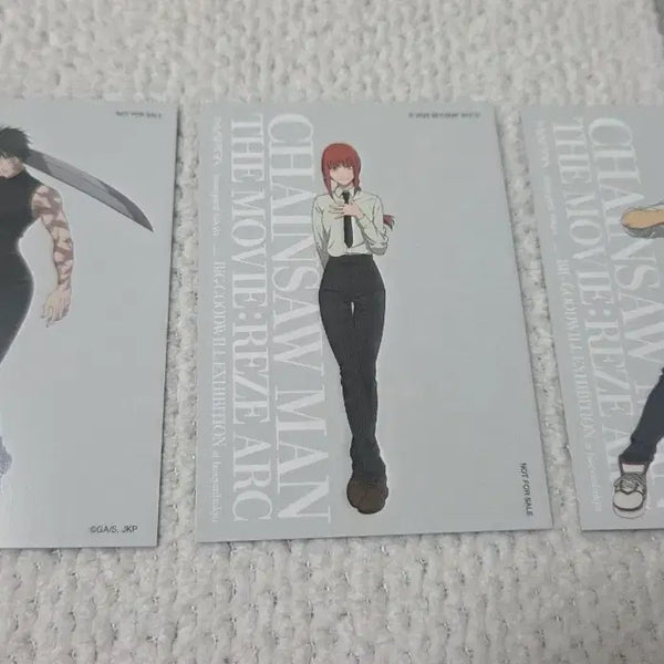 [BUNJANG] Chainsaw Man, Jujutsu Kaisen Baseyard Tokyo Special Cards Set of 3 / 체인소맨, 주술회전 베이스야드 도쿄 특전카드 3개셋트