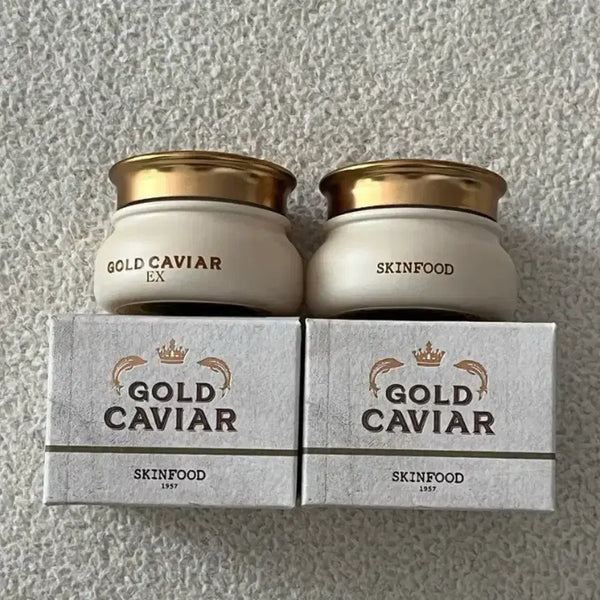 [BUNJANG] Skinfood Gold Caviar EX Cream 2-Pack / 스킨푸드 골드 캐비어 EX 크림 2개
