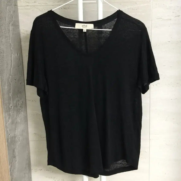 [BUNJANG] Atelier Vanessa Bruno Linen T-Shirt / 아떼 바네사브루노 린넨 티셔츠 85