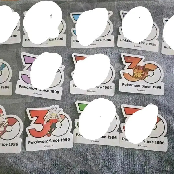 [BUNJANG] Pokemon 30th Anniversary Sticker / 포켓몬 30주년 스티커
