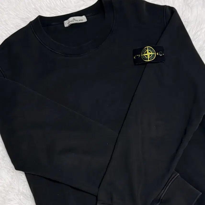[BUNJANG] Stone Island Sweatshirt Black XXL / 스톤아일랜드 맨투맨 블랙 (xxl)