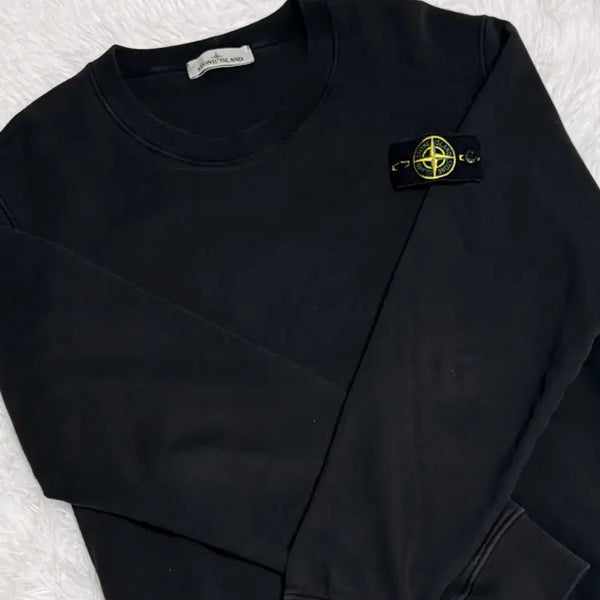 [BUNJANG] Stone Island Sweatshirt Black XXL / 스톤아일랜드 맨투맨 블랙 (xxl)
