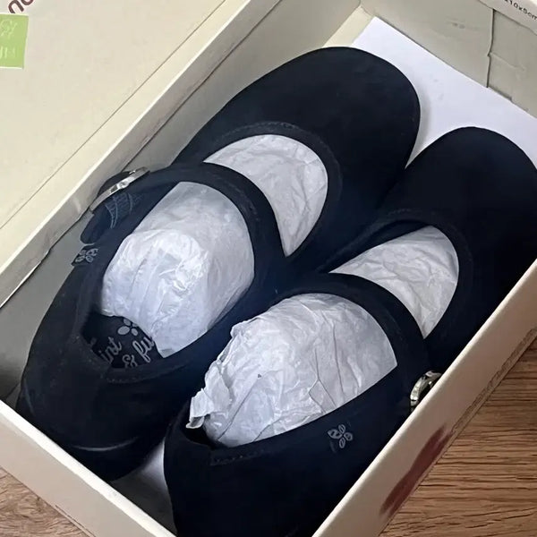 [BUNJANG] 23.65 Mary Jane Black Shoes / 23.65 메리제인 블랙 230