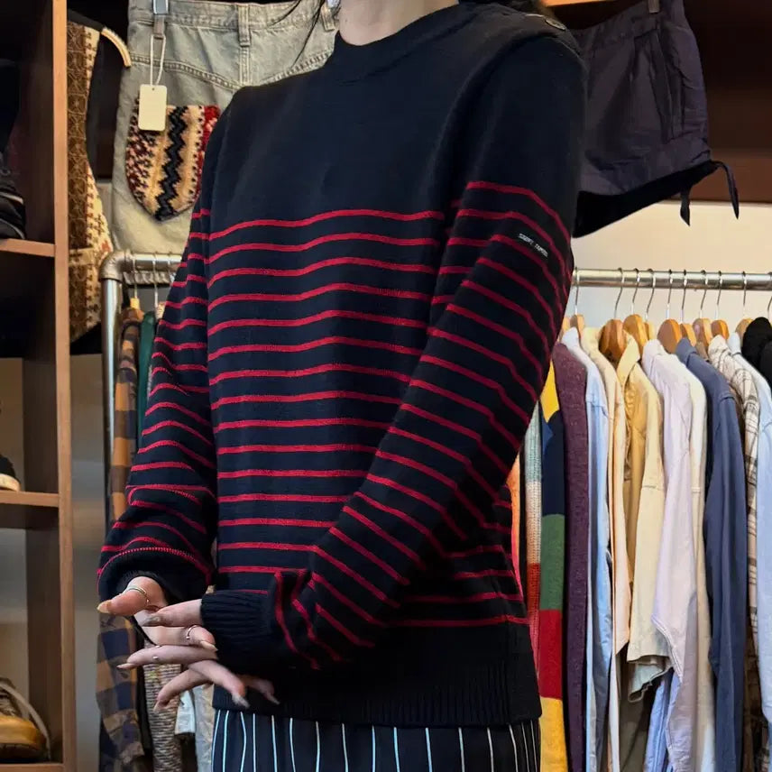 [BUNJANG] Saint James 90s-00s Pure New Wool Kankal Sweater / 90  ~ 00S 세인트 제임스 퓨어 뉴울 캉칼 깡칼 스웨터