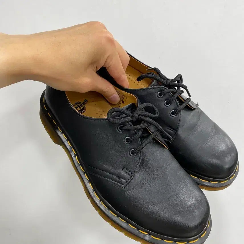 [BUNJANG] Dr. Martens 1461 Smooth Black Leather Shoes / [240/상태우수] 처분 닥터마틴 1461 스무스 블랙 11839