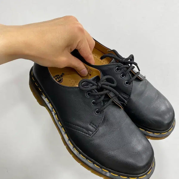 [BUNJANG] Dr. Martens 1461 Smooth Black Leather Shoes / [240/상태우수] 처분 닥터마틴 1461 스무스 블랙 11839
