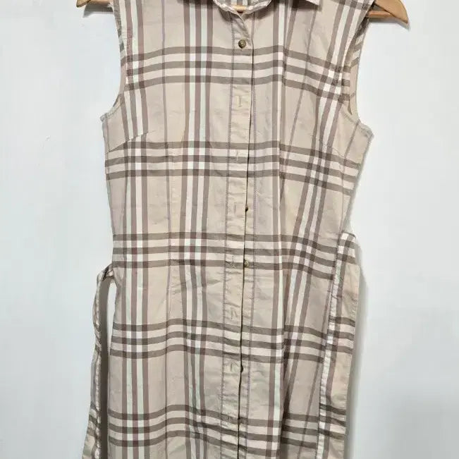 [BUNJANG] Burberry Nova Check Sleeveless Dress / 정품)버버리 노바체크 민소매 원피스(~55)