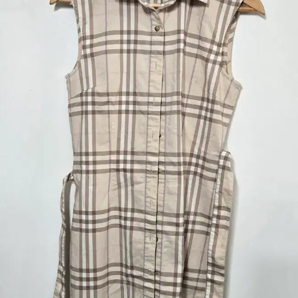 [BUNJANG] Burberry Nova Check Sleeveless Dress / 정품)버버리 노바체크 민소매 원피스(~55)