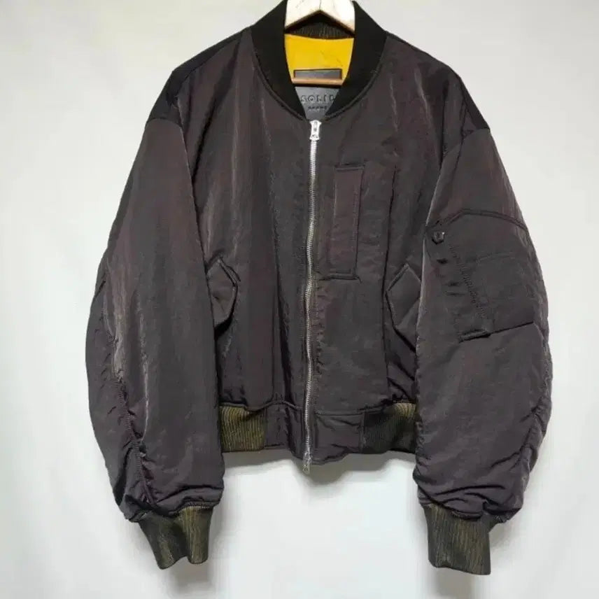 [BUNJANG] Solid Homme Nylon MA-1 Bomber Jacket / 솔리드옴므 나일론 ma 1 마원 봄버 50사이즈