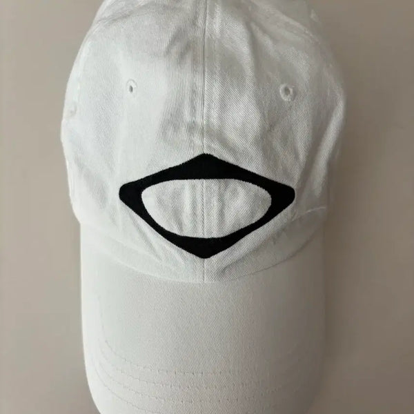 [BUNJANG] Mischief Rhombus Logo Ball Cap White / 미스치프 롬버스 로고 볼캡 화이트 모자 (사진 O)
